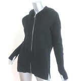 Zadig & Voltaire Salma We Amour Zip-Up Hoodie Sweater Black Size Extra Small