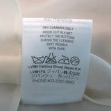 Givenchy Half-Placket Blouse Cream Silk Size 38 Short Sleeve Top