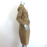 Dries Van Noten Belted Military Shirtdress Brown Cotton Size 38