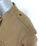 Dries Van Noten Belted Military Shirtdress Brown Cotton Size 38