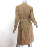 Dries Van Noten Belted Military Shirtdress Brown Cotton Size 38