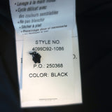 PAIGE Abriana Flare Cuff Shirt Black Satin Size Large Long Sleeve Blouse NEW