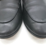 Gucci Jordaan Horsebit Loafers Black Leather Size 38