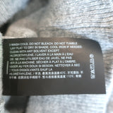 Theory Cashmere Zip-Up Hoodie Sweater Gray Size Small