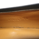 Gucci Jordaan Horsebit Loafers Black Leather Size 38