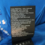 Ba&sh Matcha Button-Front Short Sleeve Dress Blue Floral Print Chiffon Size 3