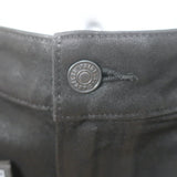 PAIGE High Rise Laurel Canyon Jeans Black Coated Stretch Denim Size 31 NEW