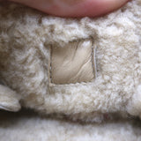 Gucci Double G Shearling Dad Sandals Beige Merino Wool Size 40