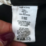 Theory Sleeveless Dress Nophella Black & Cream Floral Print Silk Size 2