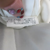 Brunello Cucinelli Sequin-Striped Double Breasted Blazer Gray Wool Size 42