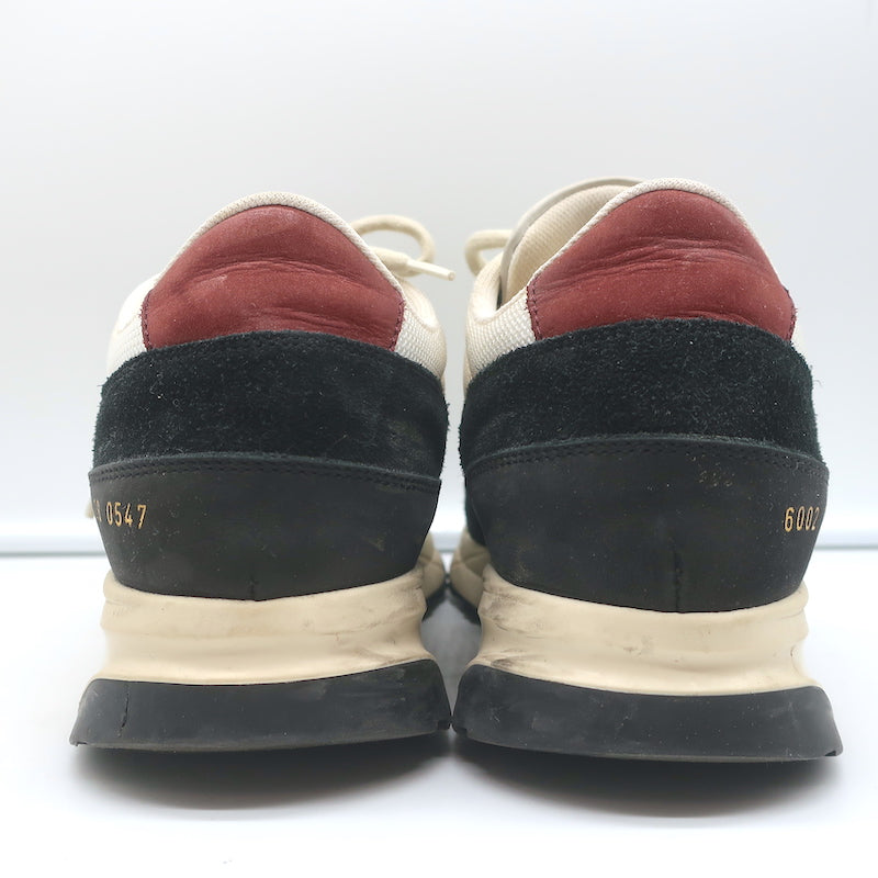 Woman by Common Projects Track 80 Sneakers Black Suede &amp; White Mesh Size 38