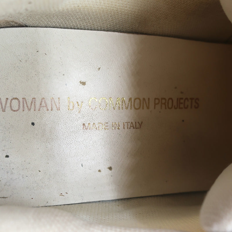 Woman by Common Projects Track 80 Sneakers Black Suede &amp; White Mesh Size 38