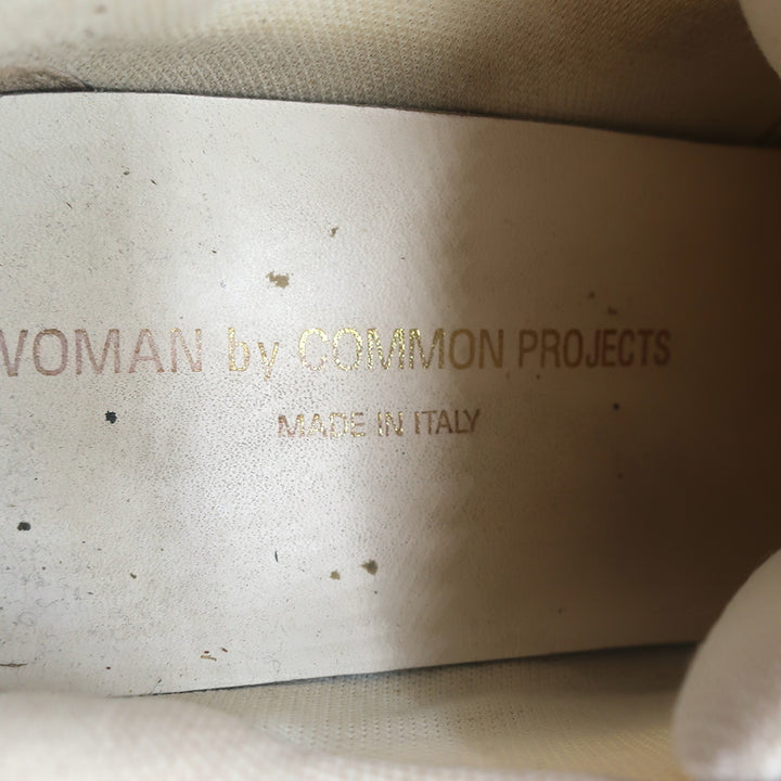 Woman by Common Projects Track 80 Sneakers Black Suede &amp; White Mesh Size 38