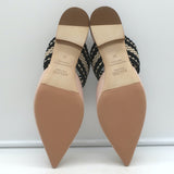 Malone Souliers + Roksanda Hannah Flat Mules Light Pink Leather Size 39 NEW