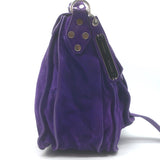 Proenza Schouler Medium PS1 Satchel Purple Suede Crossbody Bag