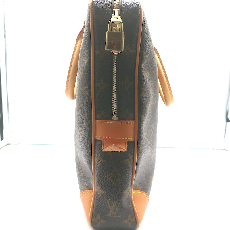 Louis Vuitton Porte-Documents Voyage Monogram Canvas Bag Brown
