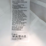 McQueen Corset Shirt White Cotton Poplin Size 46 Short Sleeve Blouse