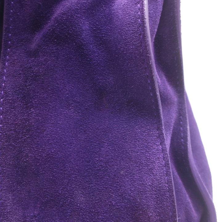 Proenza Schouler Medium PS1 Satchel Purple Suede Crossbody Bag
