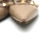 Valentino Rockstud Caged Ballet Flats Nude Patent Leather Size 41