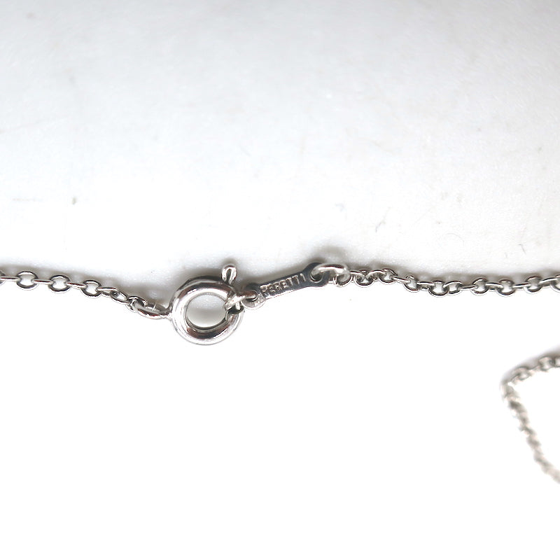 Tiffany &amp; Co. Elsa Peretti Atlas Cube Pendant Necklace Sterling Silver