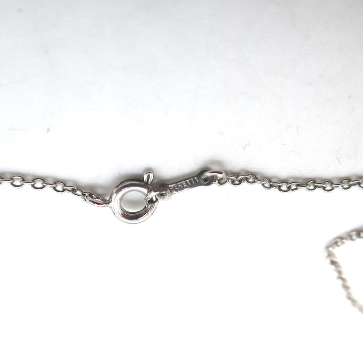 Tiffany &amp; Co. Elsa Peretti Atlas Cube Pendant Necklace Sterling Silver