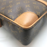 Louis Vuitton Porte-Documents Voyage Monogram Canvas Bag Brown