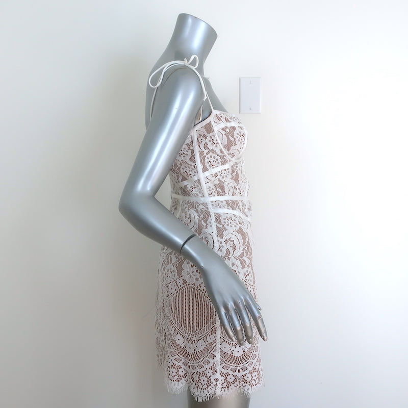 for love & lemons tati lace corset dress Lace Corset Dress Tati For Love And Lemons White Ruffle Dress For Love Lemons Tatiana Mini