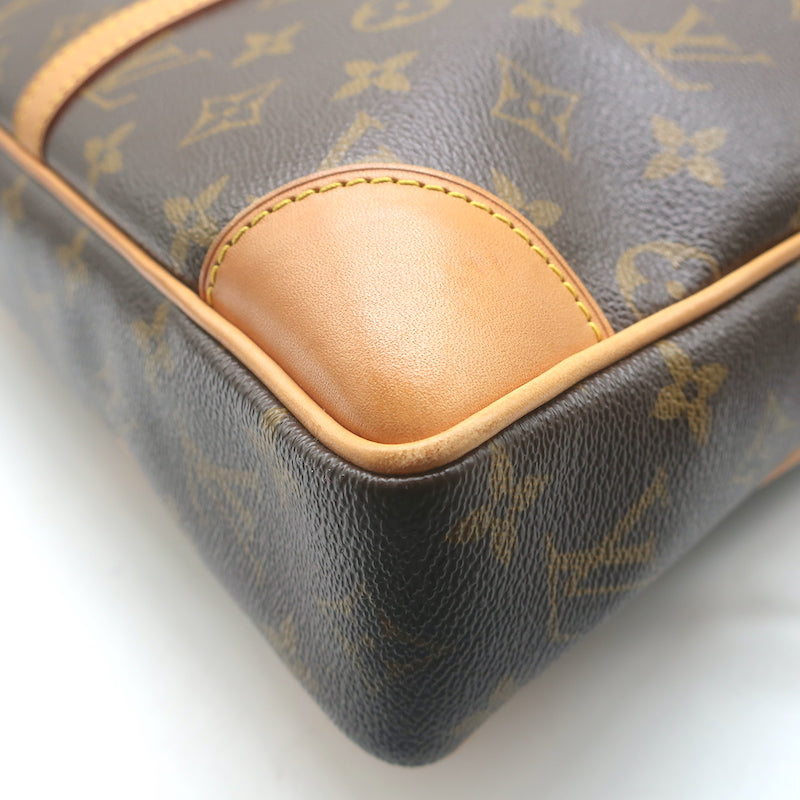 Louis Vuitton Porte-Documents Voyage Monogram Canvas Bag Brown