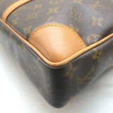 Louis Vuitton Porte-Documents Voyage Monogram Canvas Bag Brown