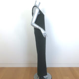 The Row Farissa Knit Maxi Dress Dark Grey Melange Cotton-Cashmere Size Medium