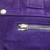 Proenza Schouler Medium PS1 Satchel Purple Suede Crossbody Bag