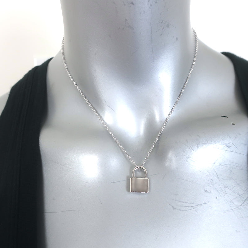 Tiffany &amp; Co. 1837 Padlock Necklace Sterling Silver