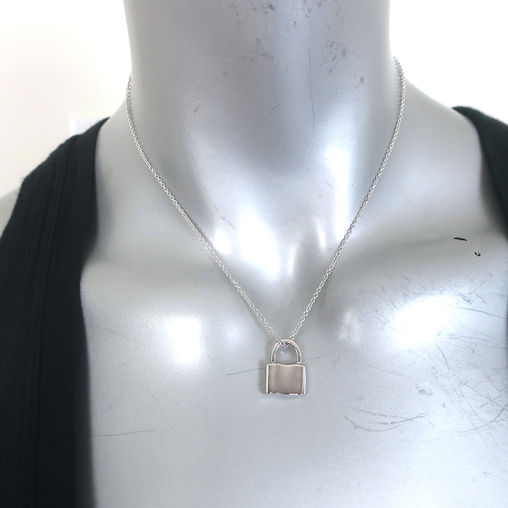 Tiffany &amp; Co. 1837 Padlock Necklace Sterling Silver
