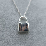 Tiffany & Co. 1837 Padlock Necklace Sterling Silver