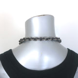 Grazia and Marica Vozza Mother of Pearl Pendant Chain Link Necklace