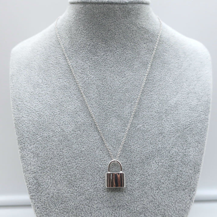 Tiffany &amp; Co. 1837 Padlock Necklace Sterling Silver