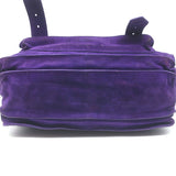 Proenza Schouler Medium PS1 Satchel Purple Suede Crossbody Bag