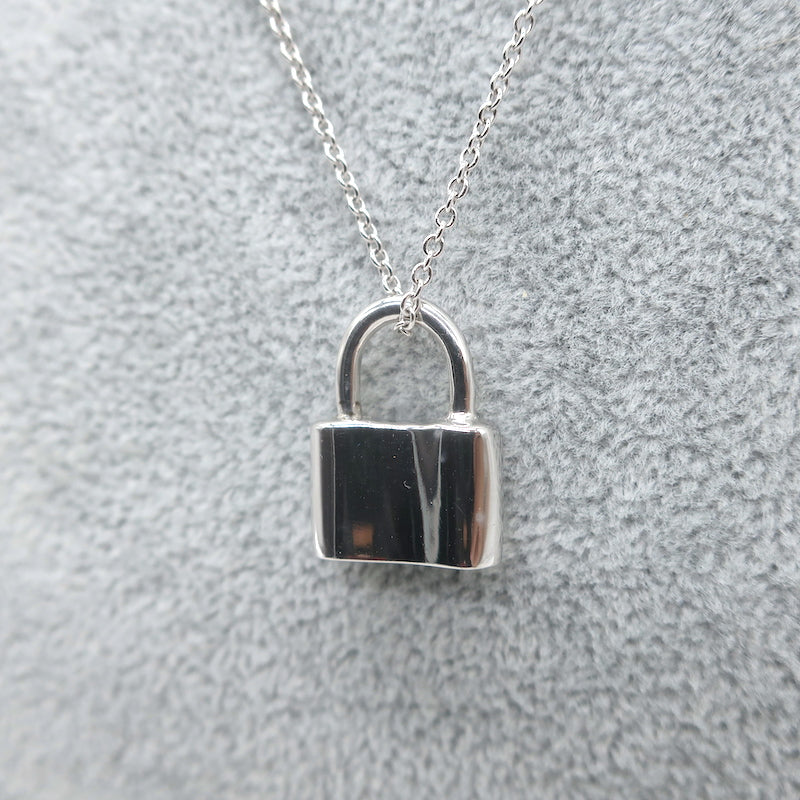 Tiffany &amp; Co. 1837 Padlock Necklace Sterling Silver