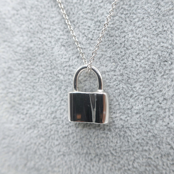 Tiffany &amp; Co. 1837 Padlock Necklace Sterling Silver