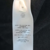 The Row Farissa Knit Maxi Dress Dark Grey Melange Cotton-Cashmere Size Medium