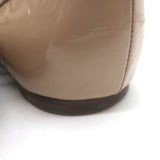 Valentino Rockstud Caged Ballet Flats Nude Patent Leather Size 41