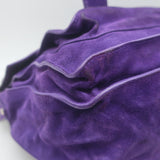Proenza Schouler Medium PS1 Satchel Purple Suede Crossbody Bag