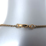 Gucci GG Faux Pearl Lion Head Pendant Necklace Brass