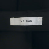 The Row Thilde Slit-Front Skinny Pants Black Stretch Jersey Size Large