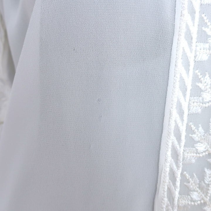 Isabel Marant Etoile Axel Blouse White Embroidered Georgette Size 38