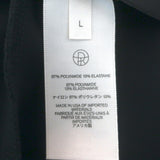 The Row Thilde Slit-Front Skinny Pants Black Stretch Jersey Size Large