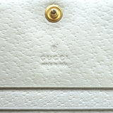 Gucci GG Ophidia Card Case Wallet Cream Leather