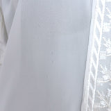 Isabel Marant Etoile Axel Blouse White Embroidered Georgette Size 38