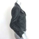 Saint Laurent Leather Biker Jacket Black Size 40