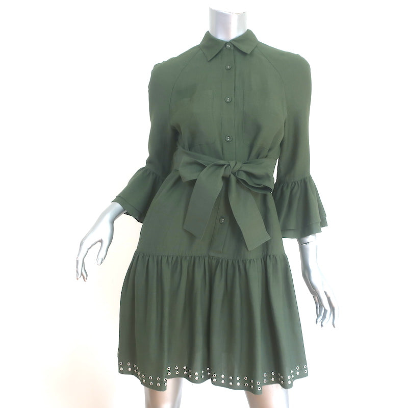 derek lam green dress Apollo Utility Dress